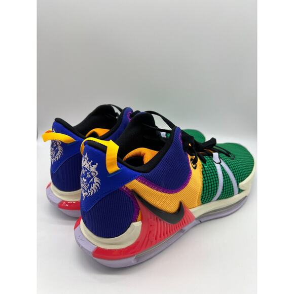 Nike LeBron Witness 7 DM1123-501 Multicolor Basketball Shoes Men's Size 17 - Picture 6 of 12